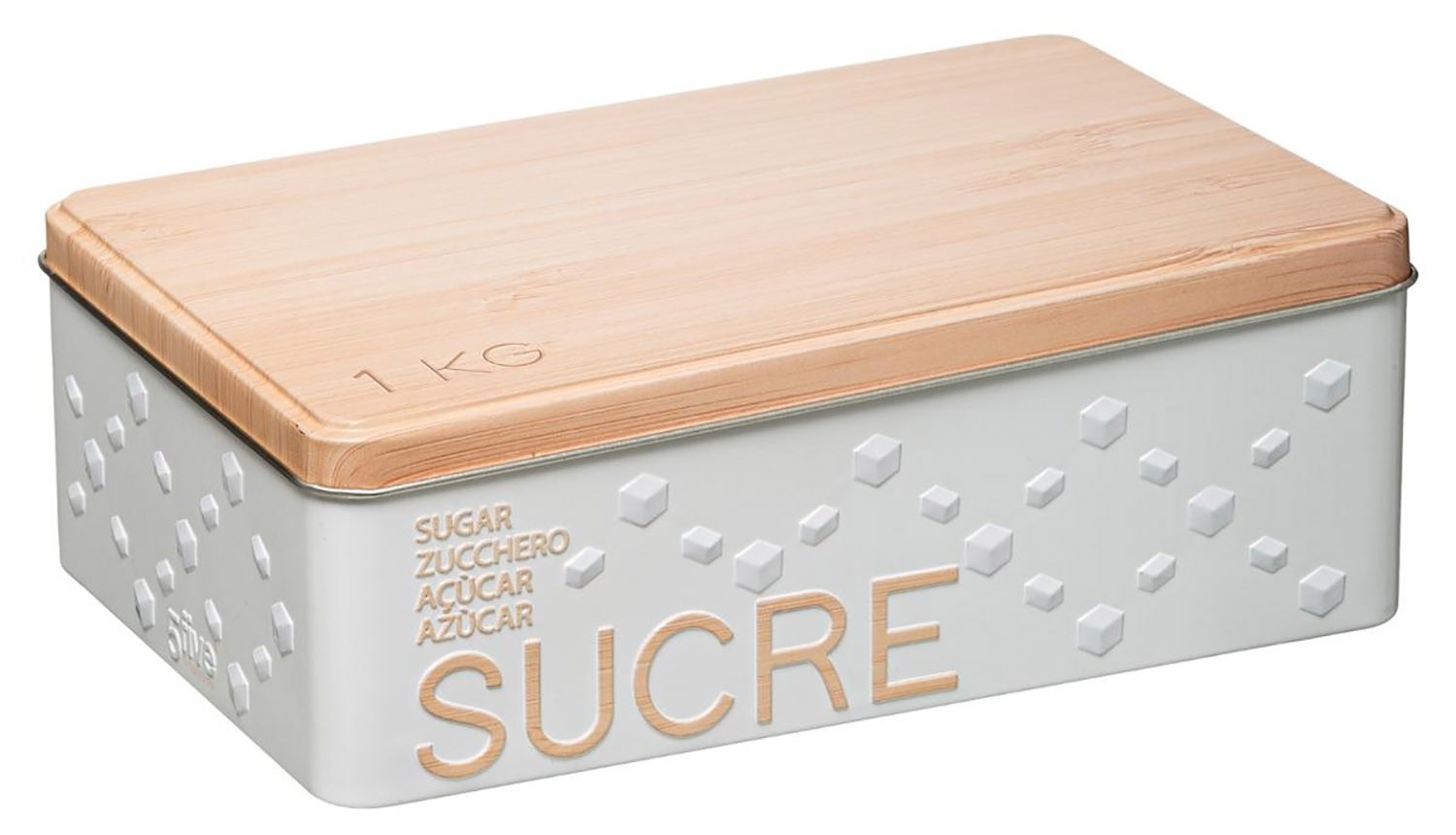 CAJA AZÚCAR METÁLICA CHIC