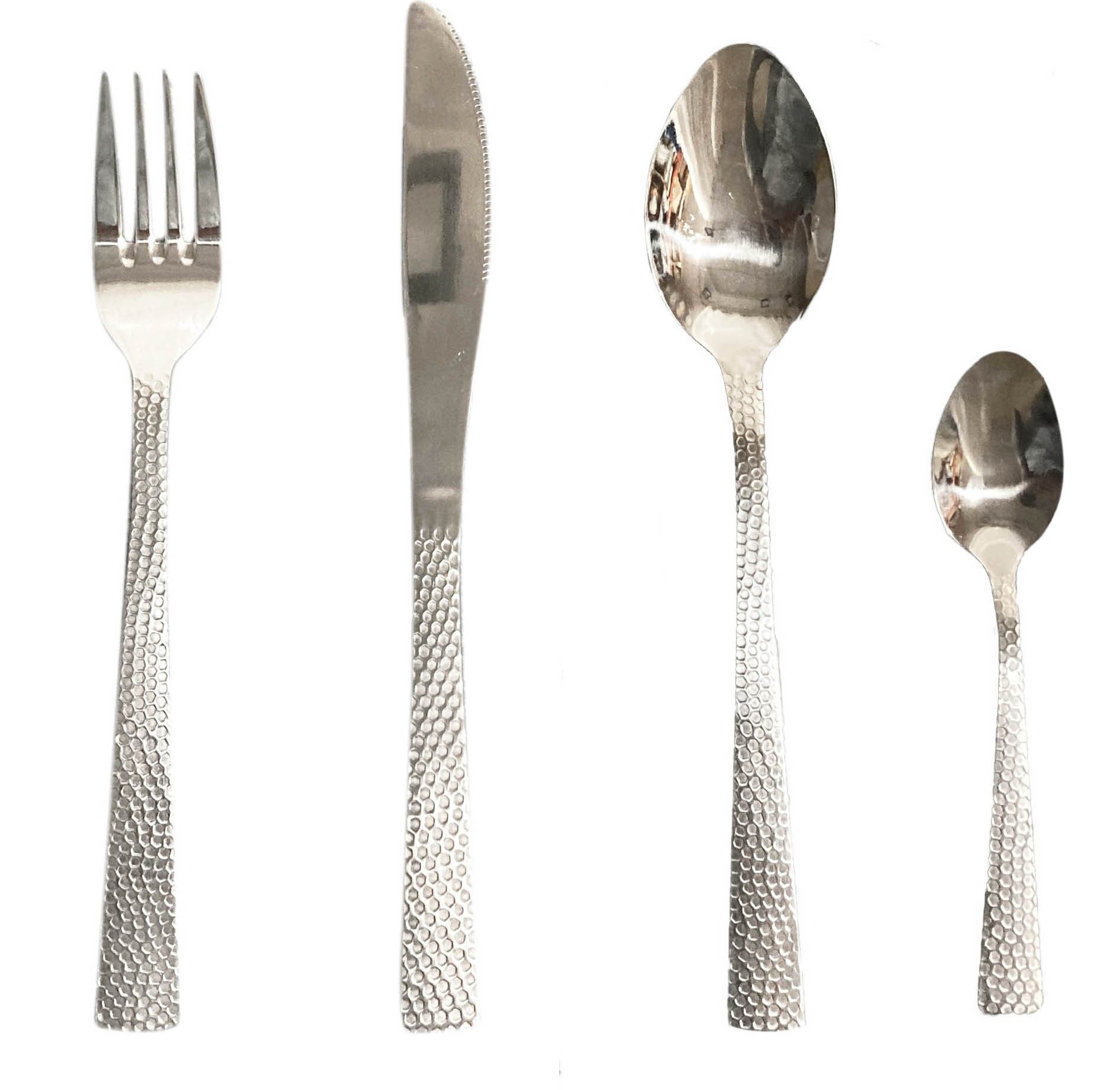 CUBIERTOS ACERO INOX 24 PCS