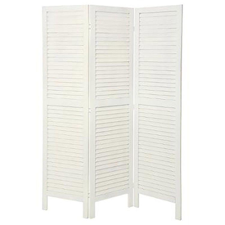 BIOMBO SEPARADOR BLANCO PERSIANA 170CM
