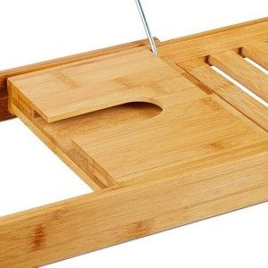 BANDEJA BAÑERA AJUSTABLE BAMBÚ NATUR