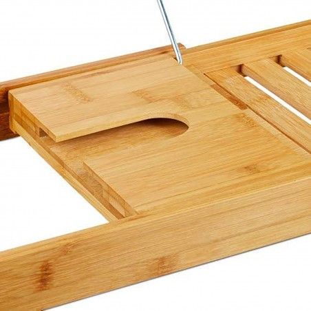 BANDEJA BAÑERA AJUSTABLE BAMBÚ NATUR
