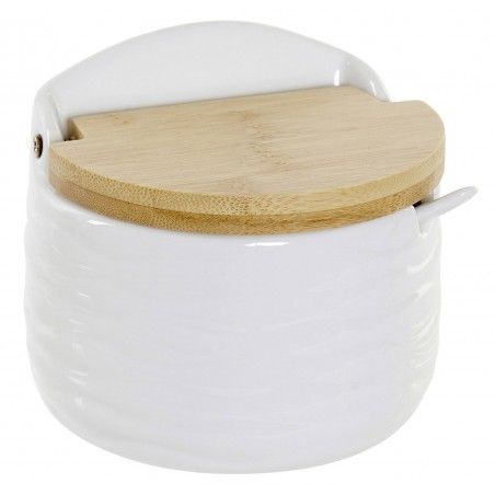 AZUCARERO VINTAGE PORCELANA BLANCO