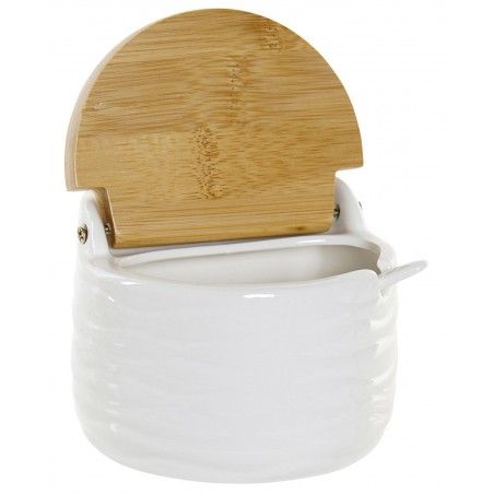 AZUCARERO VINTAGE PORCELANA BLANCO