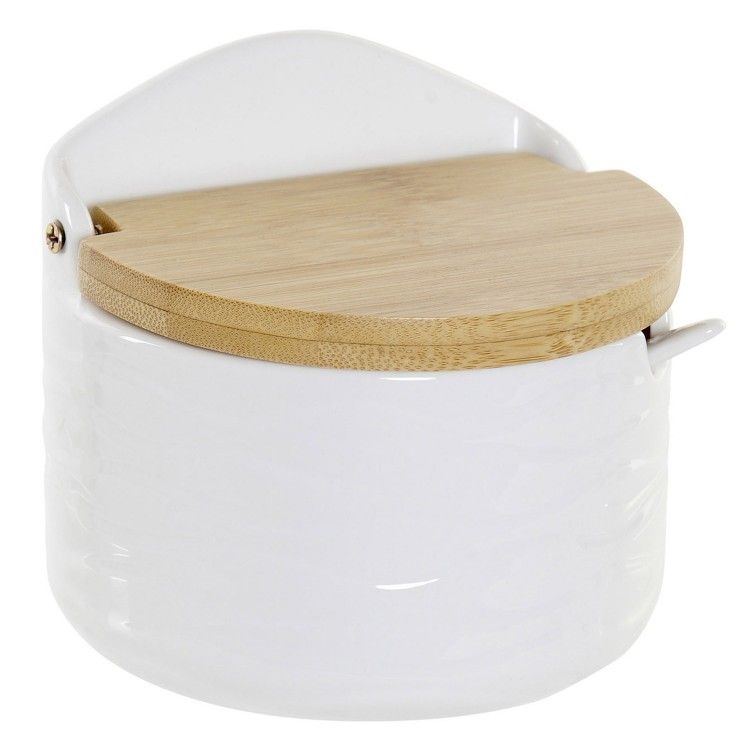 AZUCARERO VINTAGE PORCELANA BLANCO