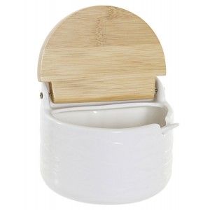 AZUCARERO VINTAGE PORCELANA BLANCO