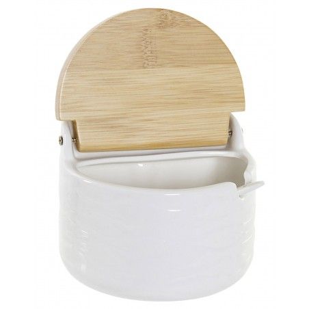 AZUCARERO VINTAGE PORCELANA BLANCO