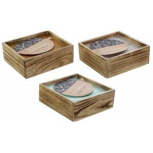 VELA PERFUMADA WOOD CERA NATUR