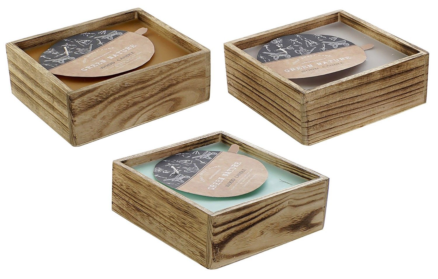 VELA PERFUMADA WOOD CERA NATUR