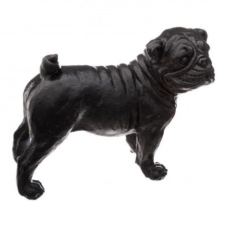FIGURA PERRO DECORATIVA RESINA DOG BLACK