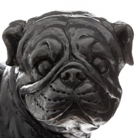 FIGURA PERRO DECORATIVA RESINA DOG BLACK