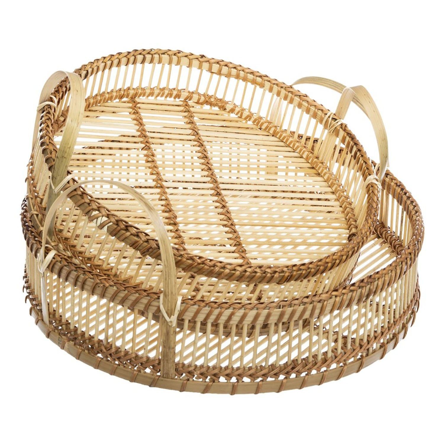 BANDEJAS TRENZADA DE BAMBU ADANA