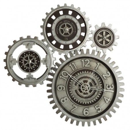 RELOJ PARED 4 ENGRANAJES INDUSTRY