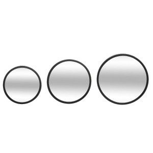 SET 3 ESPEJOS DE METAL PERFORADO LUCI