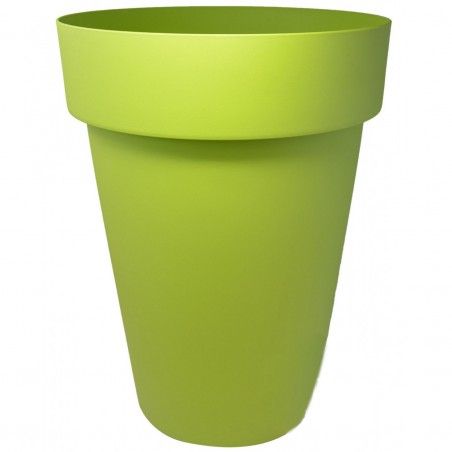 Maceteros Int/Ext. Grande PVC, Verde 40L, Circular Hidro-riego,38x38x51cm