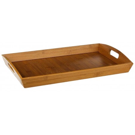 BANDEJA BAMBU NATURAL PARA SERVIR 45CM