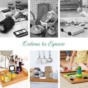 BANDEJA BAMBU NATURAL PARA SERVIR 45CM