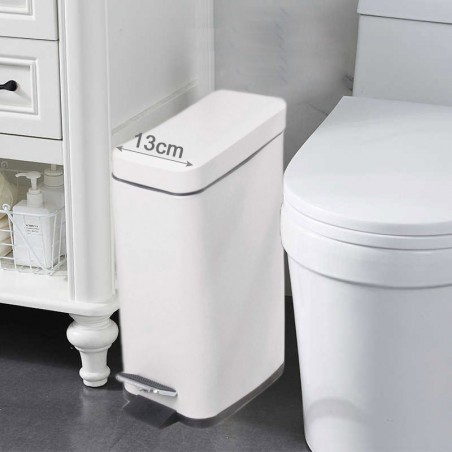 PAPELERA SCANDI BLANCA 5L
