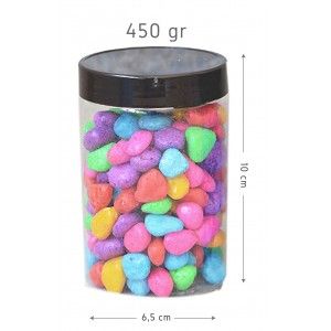 Piedras Decorativas Pequeñas para Jardín, Acuario, Jarrones 450 gr, Decoración de Exterior e Interior.