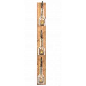 Portavelas de pared realizado en metal cristal COMPRAR