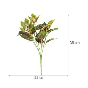 Planta Artificial de Ramas de Hiedra Roja para Jardín Vertical Dos Unidades Hogar y Más