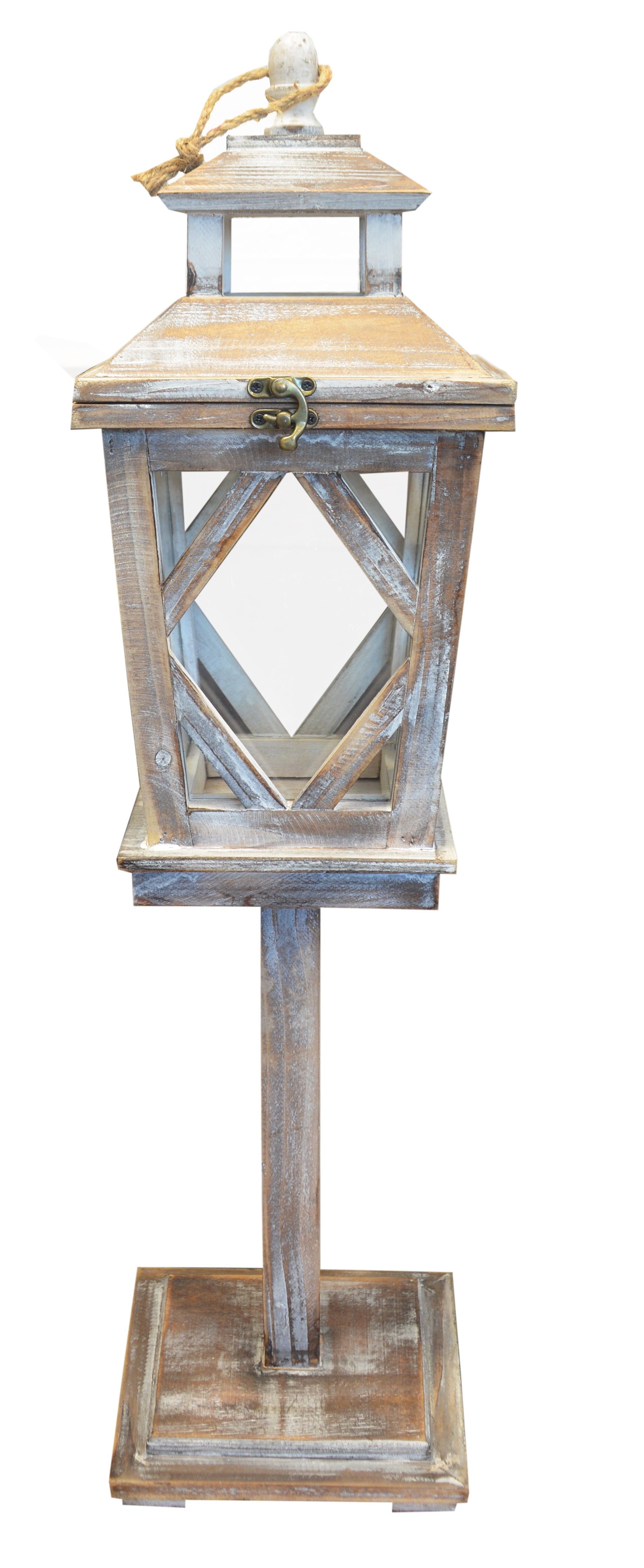 FAROL DE PIE DECO DECAPÉ