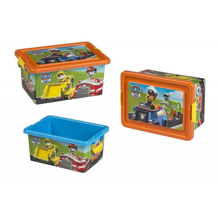 Caja infantil rectangular - La patrulla canina (32x23x15 cm) caja almacenaje infantil