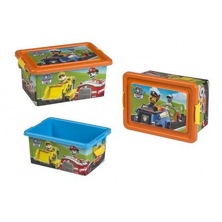Caja infantil rectangular - La patrulla canina (32x23x15 cm) caja almacenaje infantil