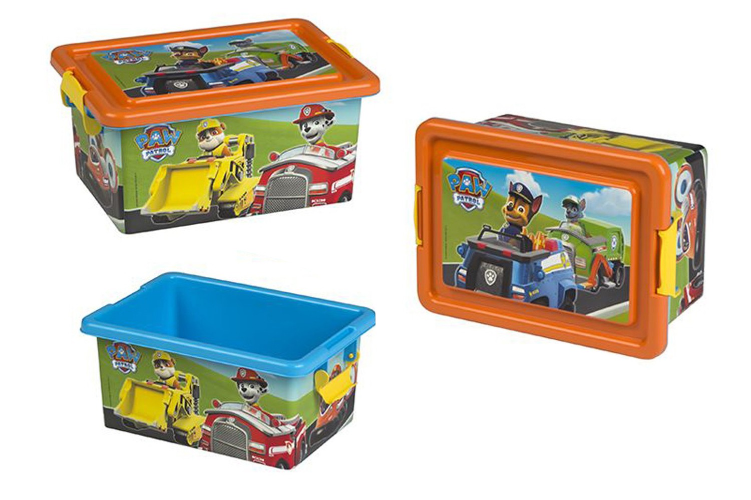 Caja infantil rectangular - La patrulla canina (32x23x15 cm) caja almacenaje infantil