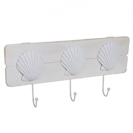 PERCHERO DE PARED MADERA CONCHA