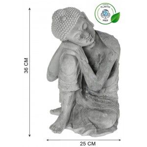 BUDA DECORACION HAMINS SENTADO CEMENTO 35CM
