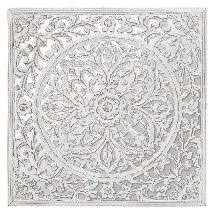 RETABLO PARED DECORATIVO ESPEJO MANDALA 58CM