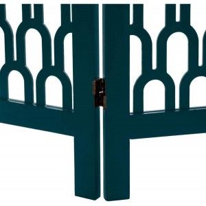 BIOMBO SEPARADOR DECORATIVO AZUL 170CM