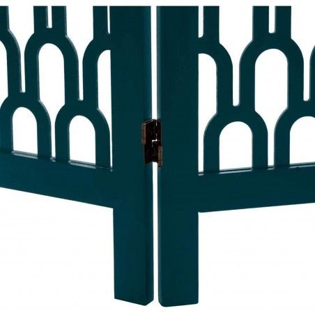 BIOMBO SEPARADOR DECORATIVO AZUL 170CM
