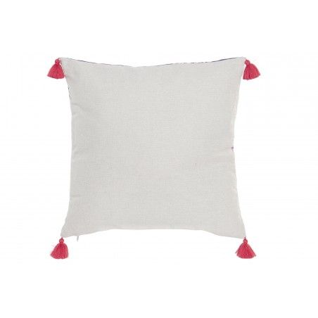 COJÍN CON FLECOS CUADRADO LOREAK 45CM