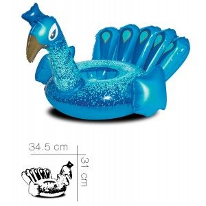 PORTAVASOS PISCINA HINCHABLE FLAMENCO/PAVO REAL