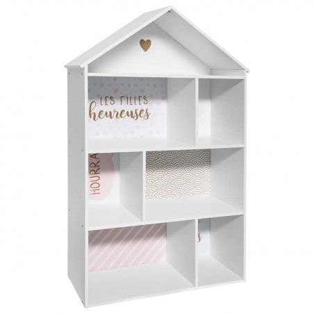 ESTANTERIA LIBRERÍA CASA 7 CAJONES PINKY 114X72,5CM
