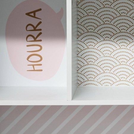 ESTANTERIA LIBRERÍA CASA 7 CAJONES PINKY 114X72,5CM