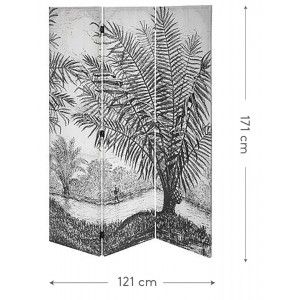 BIOMBO FOTOIMPRESIÓN ESTILO TROPICAL 170 CM
