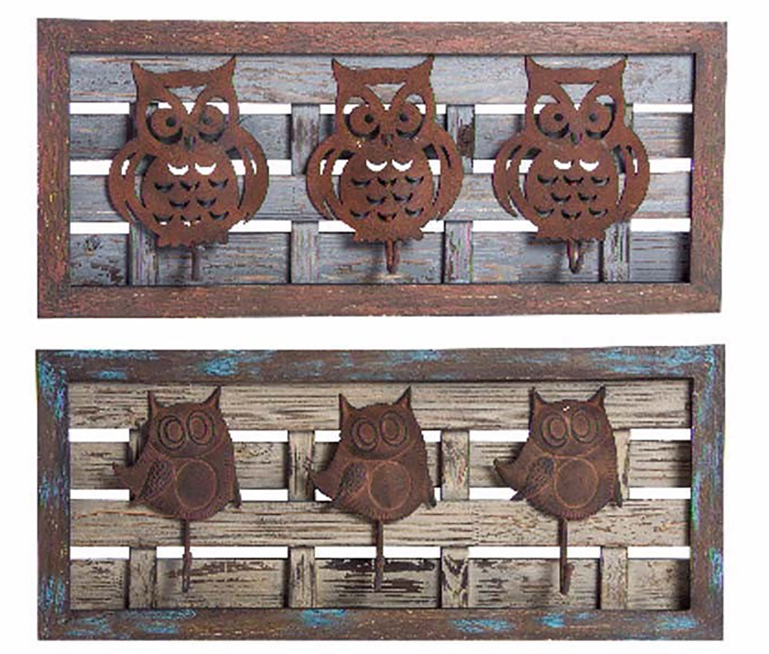 Owls wall coat rack model...