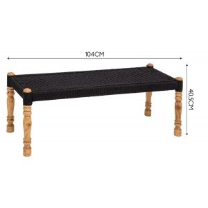 BANCO DECORATIVO LEHIA 104X40,5CM
