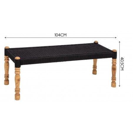 BANCO DECORATIVO LEHIA 104X40,5CM
