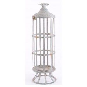 Cage décor - métal vieilli...
