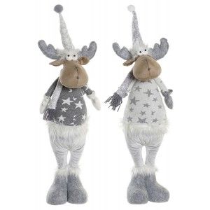 RENO NAVIDEÑO FIGURA NAVIDEÑA 62CM