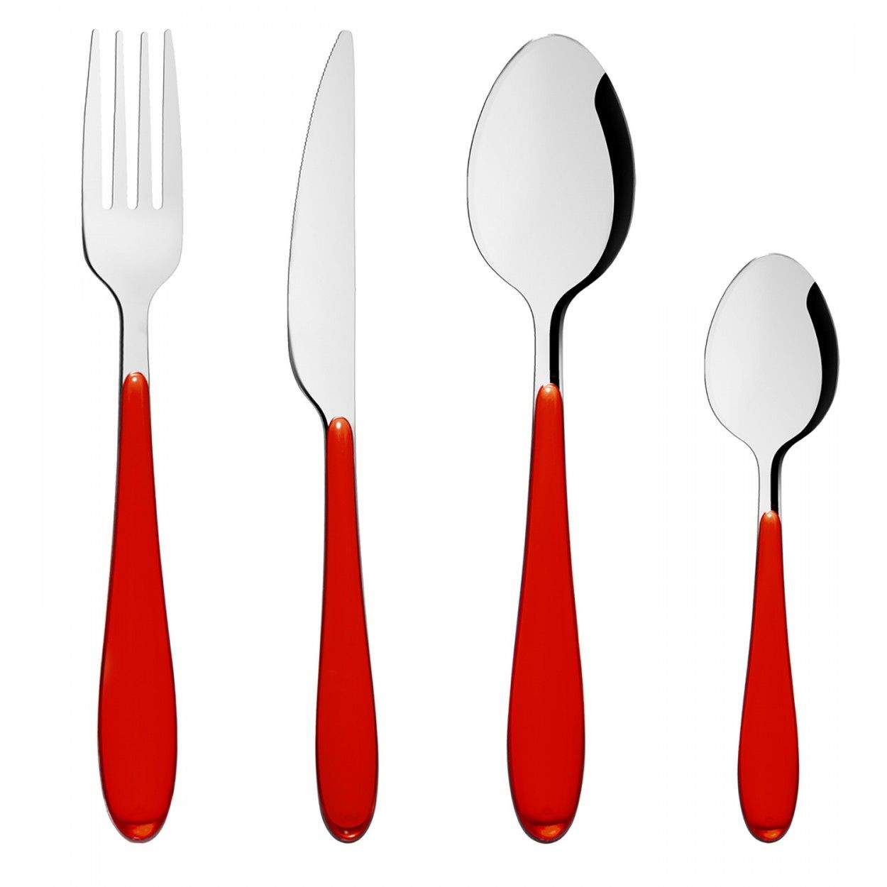 CUBIERTOS HAPPY RED 24 PIEZAS