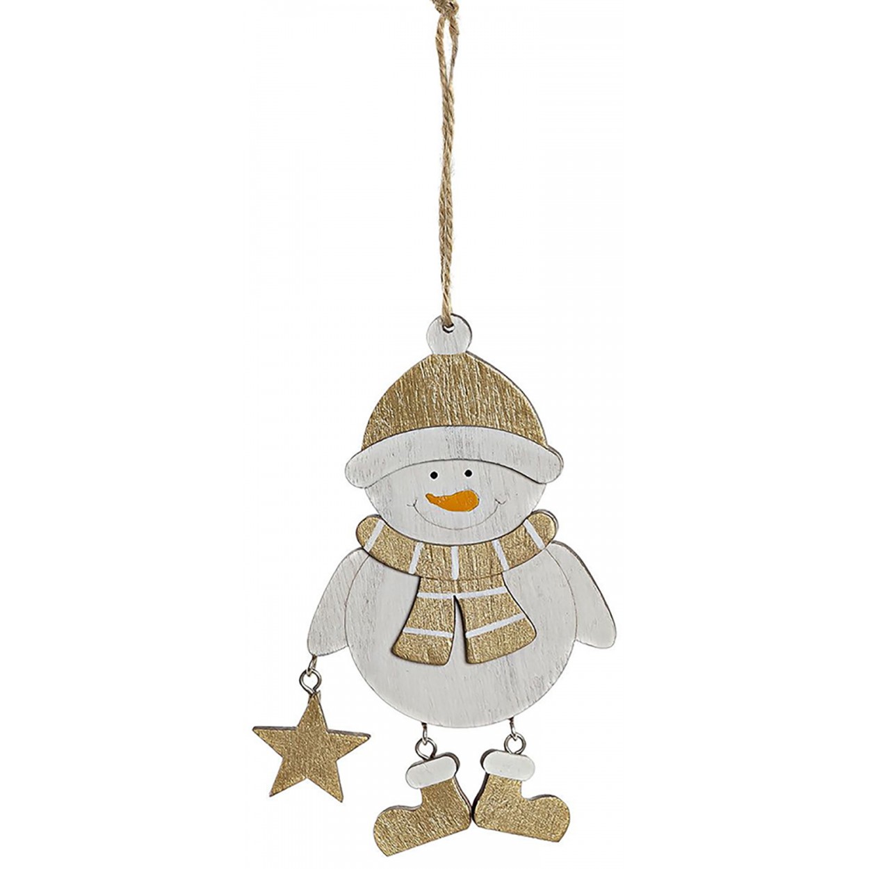 DECORACIÓN COLGANTE NAVIDEÑA 13CM