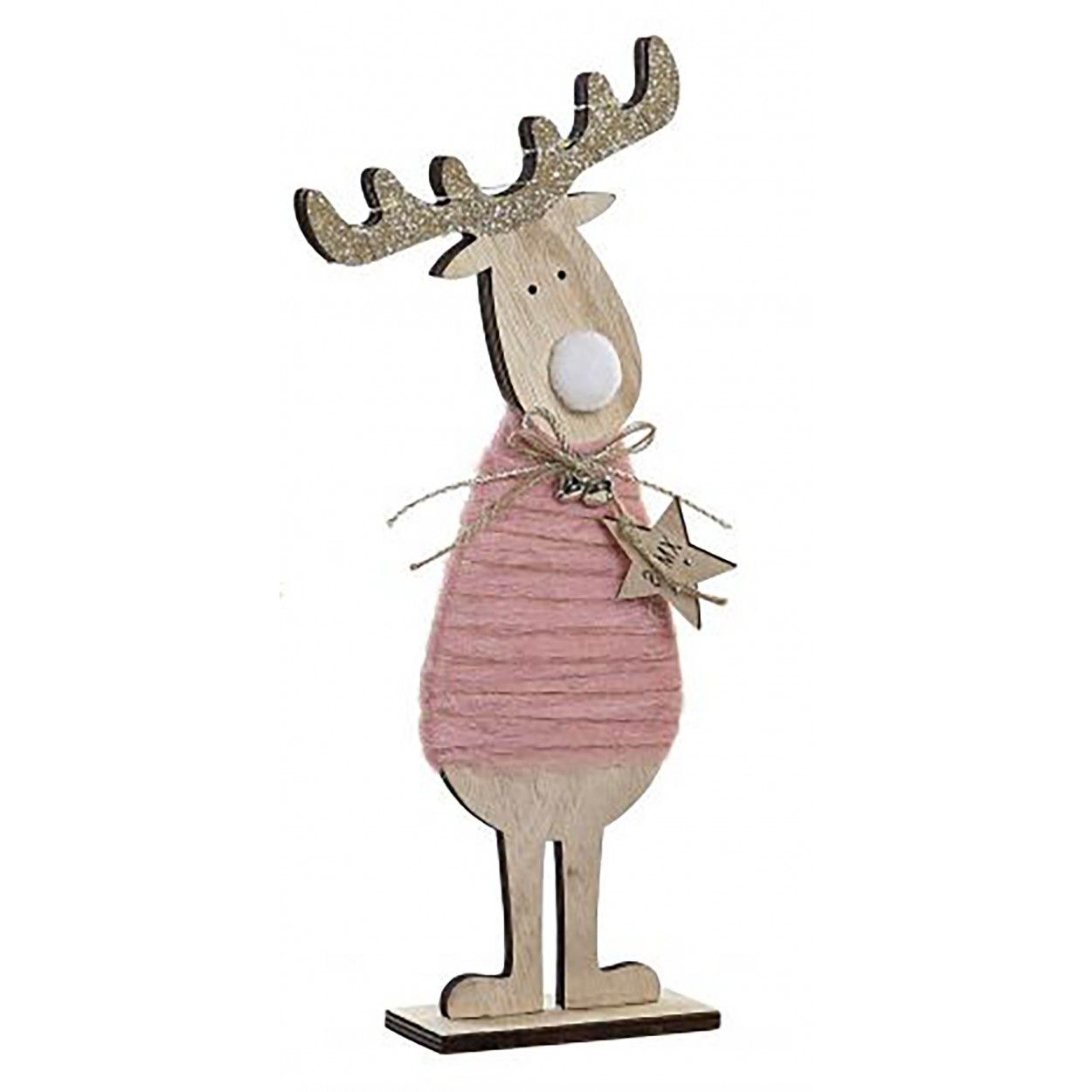 FIGURA NAVIDEÑA RENO CON LED DUDU