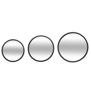 ESPEJO DE PARED METÁLICO PUNTY SET DE 3