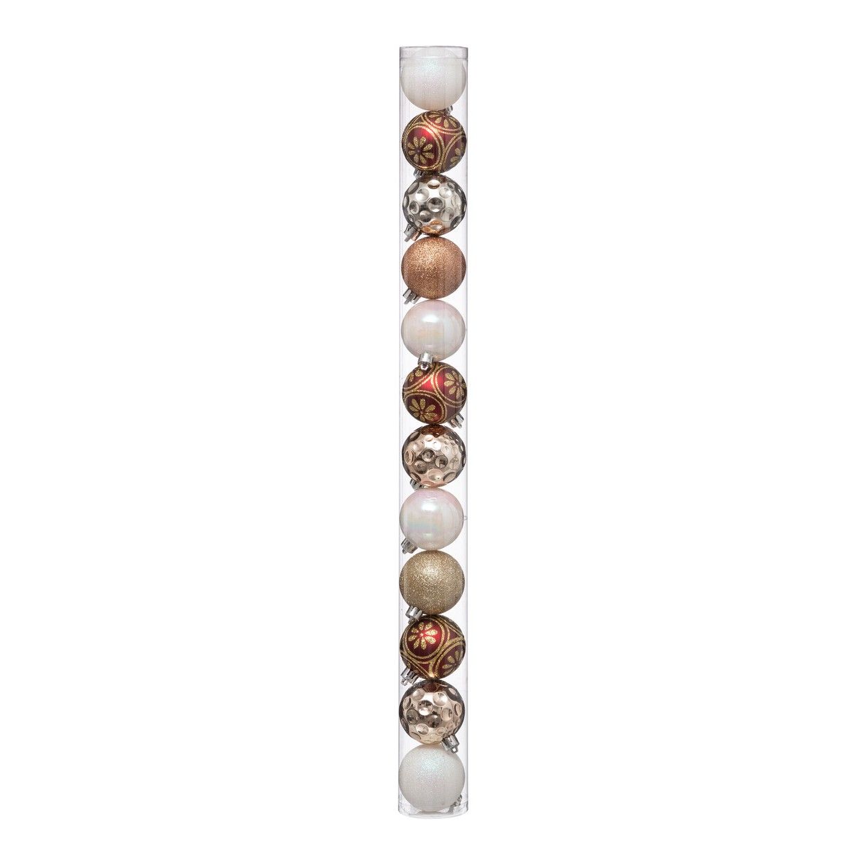 BOLAS DE NAVIDAD GOLWHY SET 12 Ø6CM