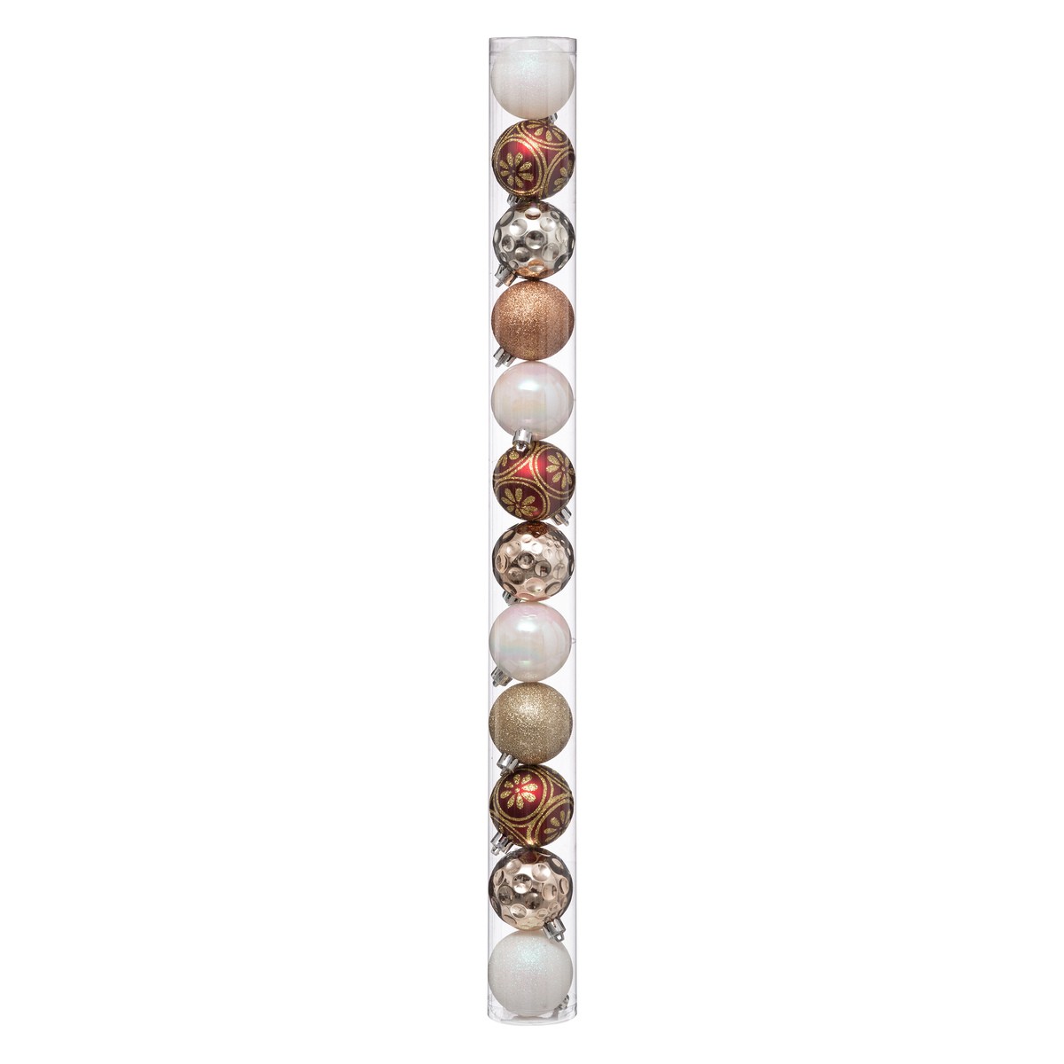 BOLAS DE NAVIDAD GOLWHY SET 12 Ø6CM