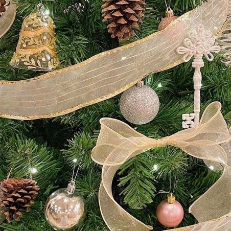 BOLAS DE NAVIDAD GOLWHY SET 12 Ø6CM
